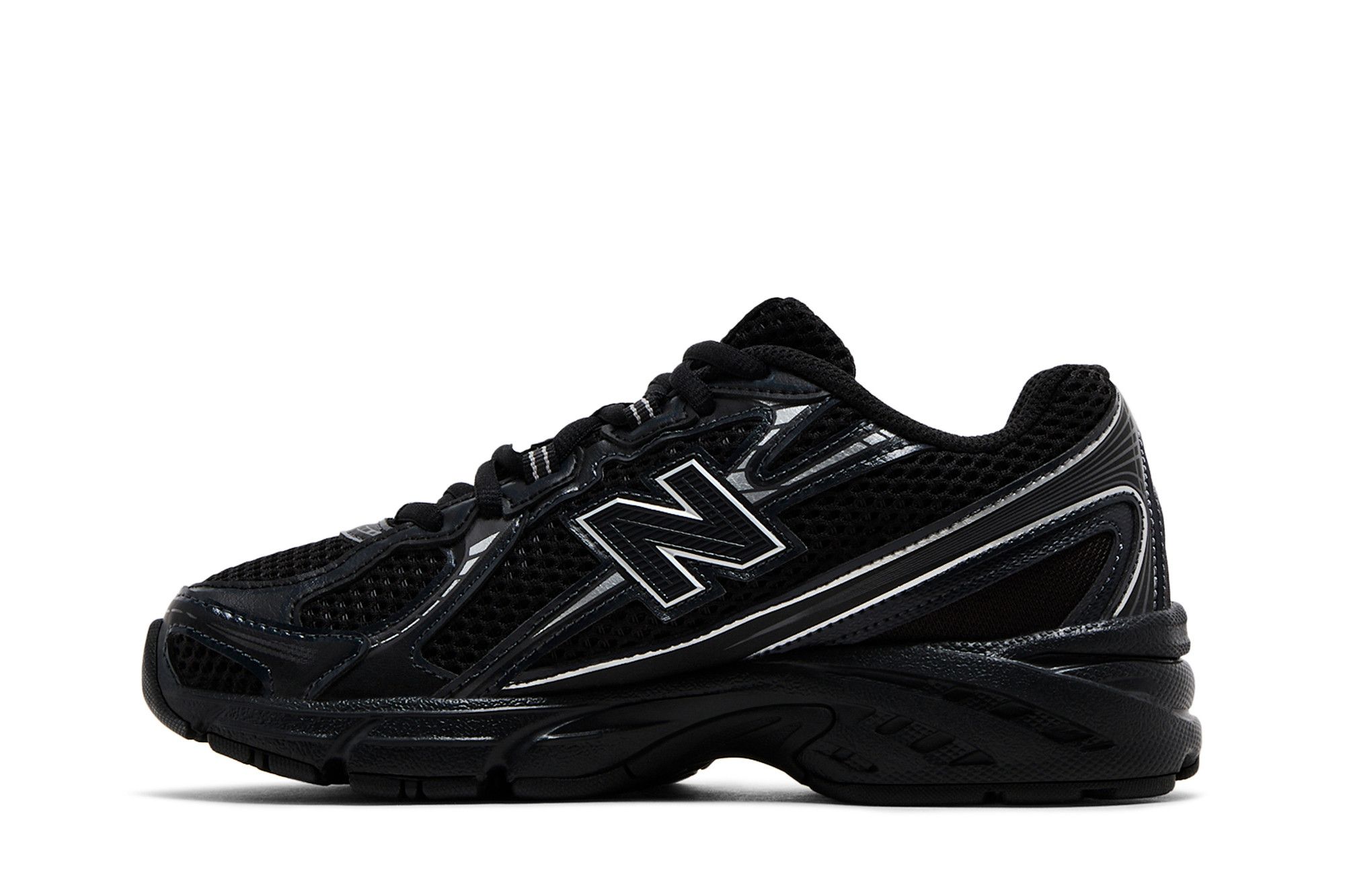 Buy New Balance 740 Big Kid 'Black Silver Metallic' - GR740BM