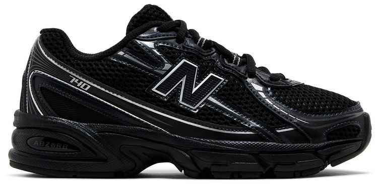 New Balance 740 Big Kid Black Silver Metallic