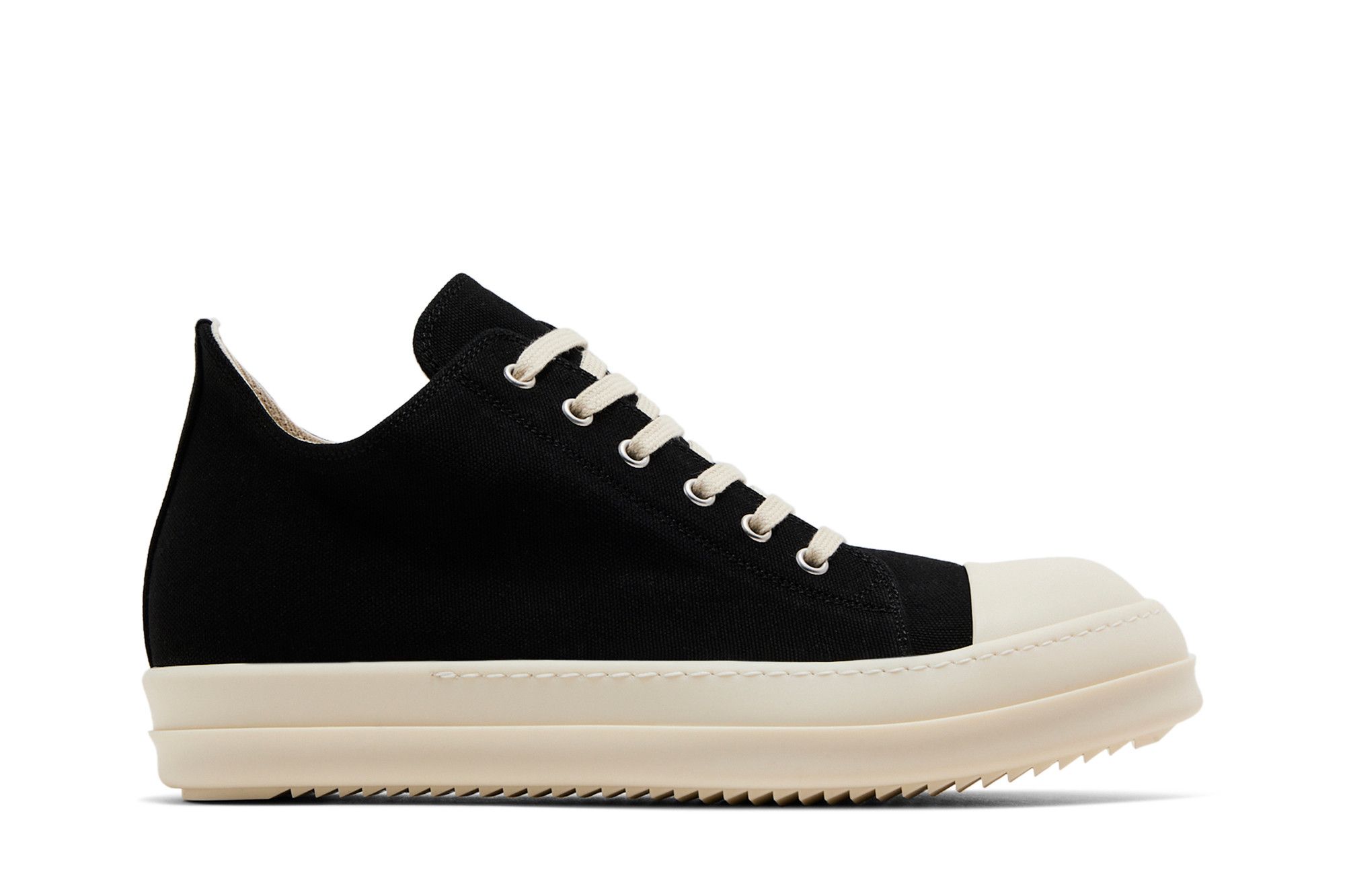 DRKSHDW | HOLLYWOOD VINTAGE SNEAKERS (CVSLVS) スニーカー 黒 Rick Owens DRKSHDW: Black Hollywood Vintage Sneaks Sneakers