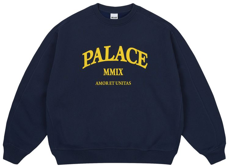 Palace Unitas Oversized Crew Navy