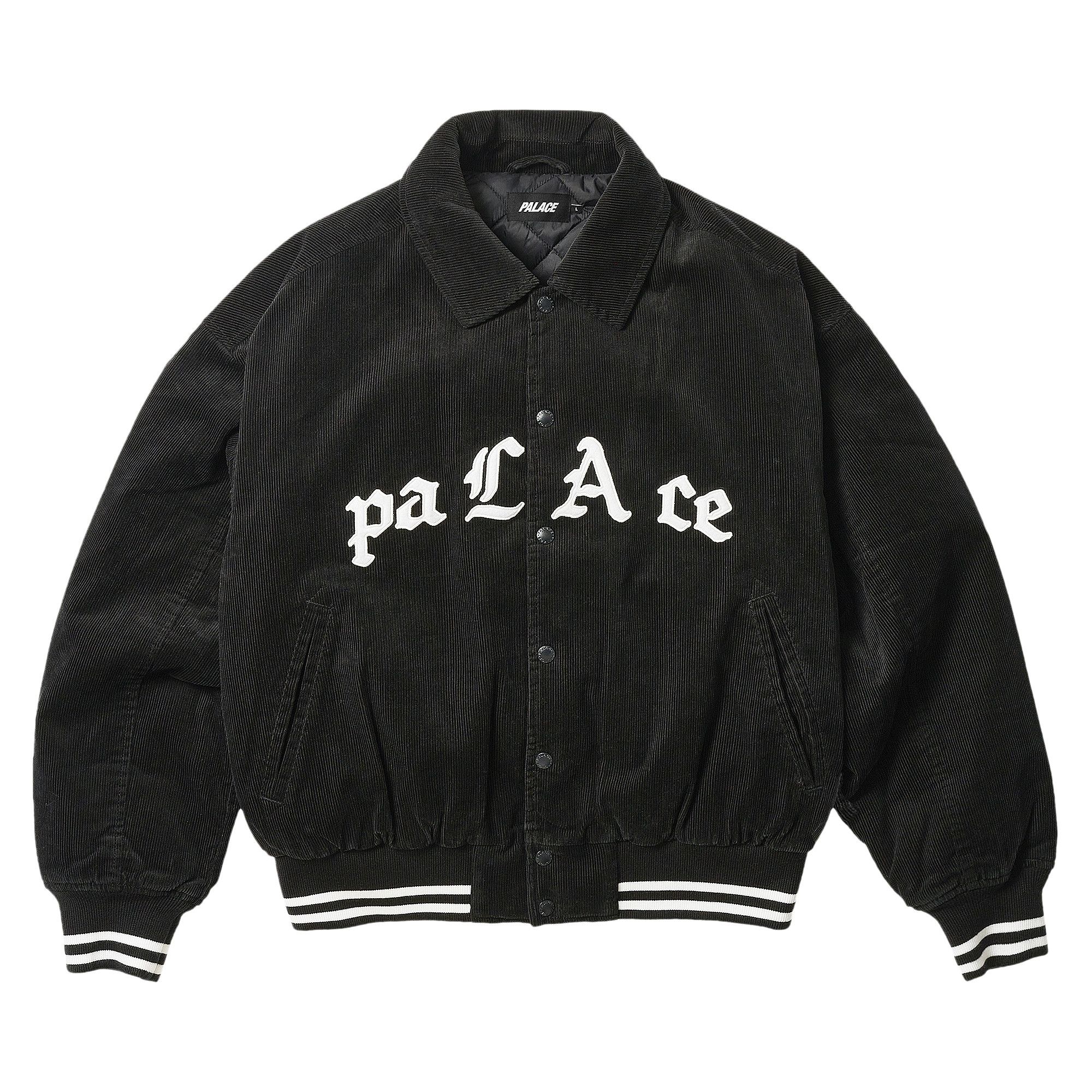 Buy Palace Love Varsity Jacket 'Black' - P28JK071 | GOAT NL