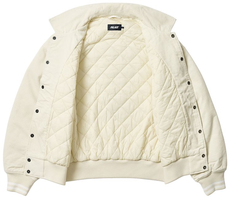 Palace Love Varsity Jacket White