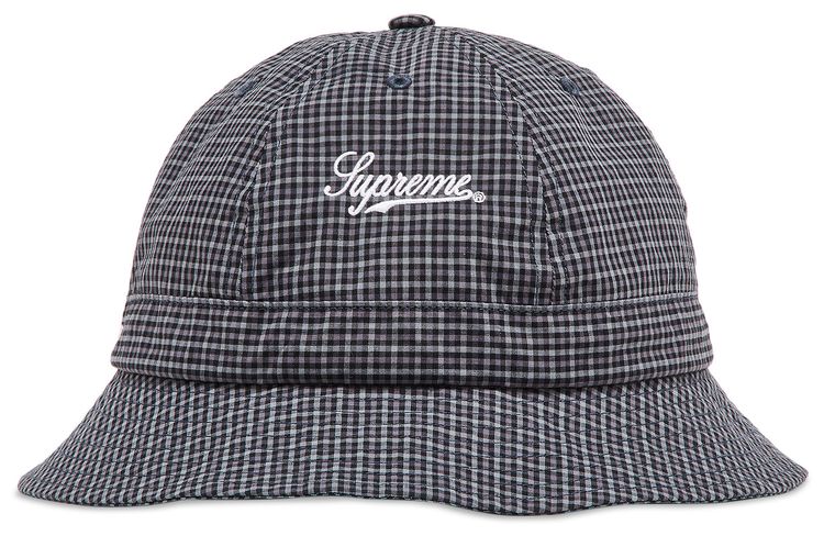 Supreme x Cordura Plaid Bell Hat Black