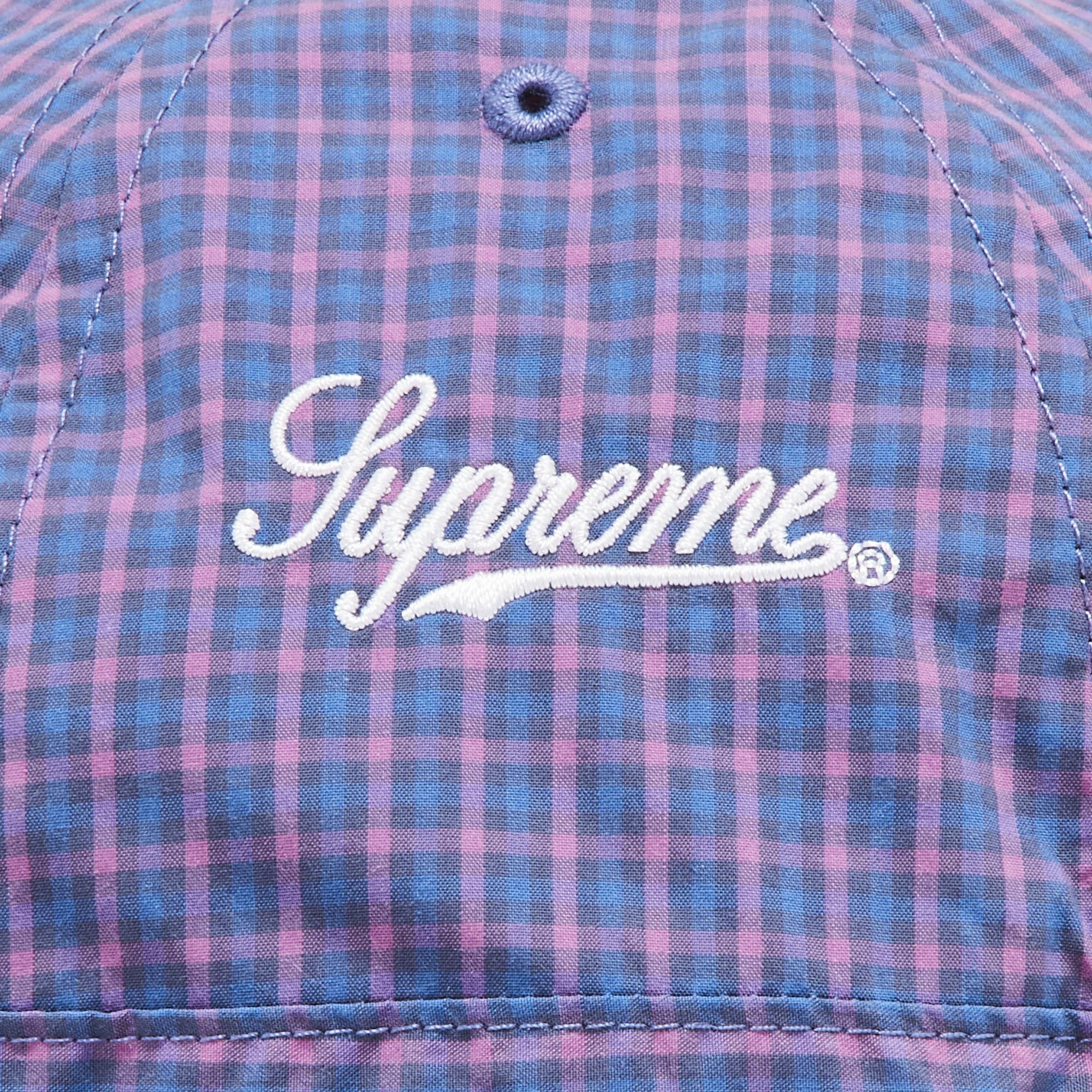 Buy Supreme x Cordura Plaid Bell Hat 'Blue' - SS25H58 BLUE