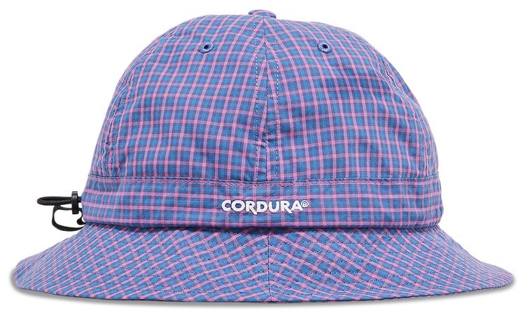 Supreme x Cordura Plaid Bell Hat Blue