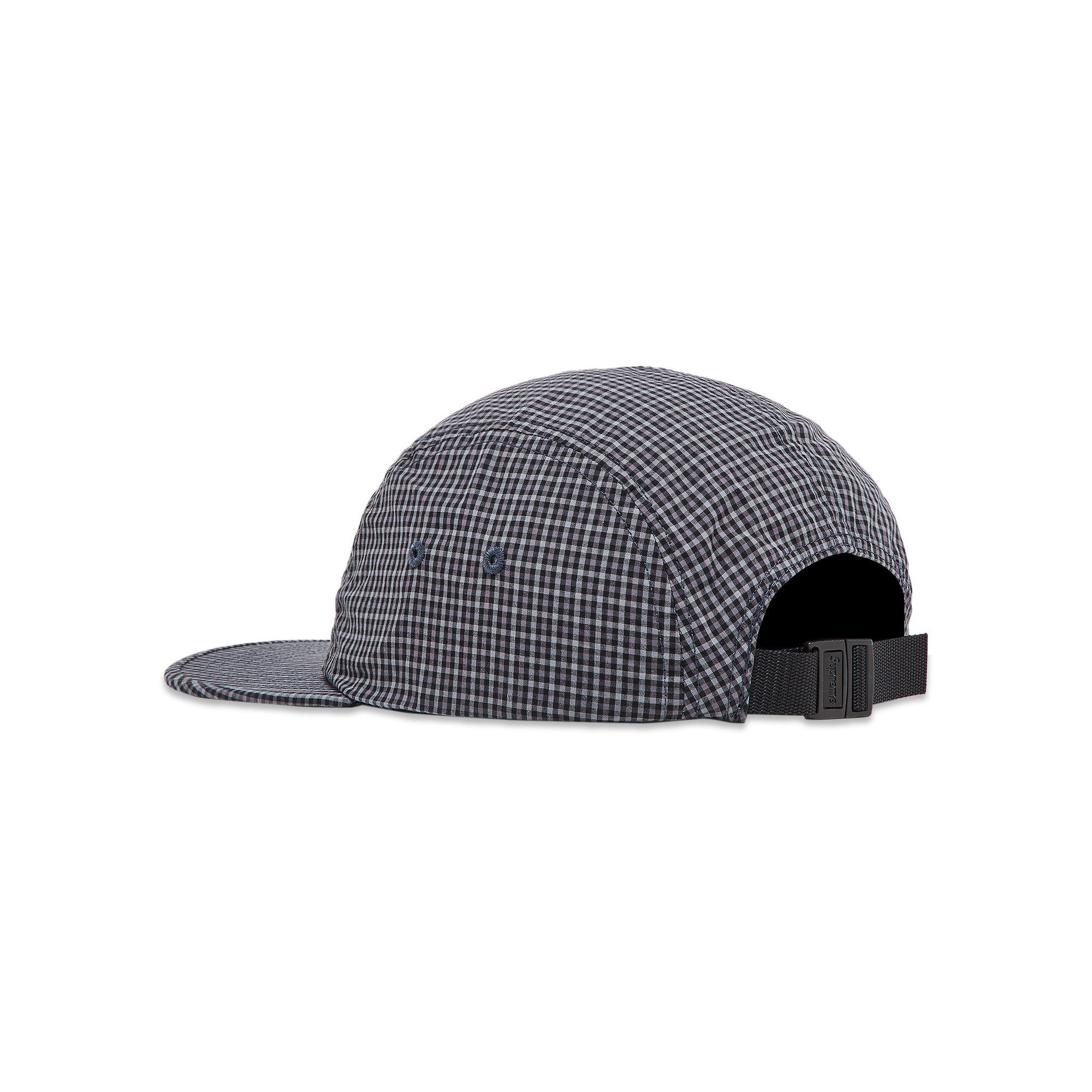 Buy Supreme x Cordura Plaid Camp Cap 'Black' - SS25H21 BLACK