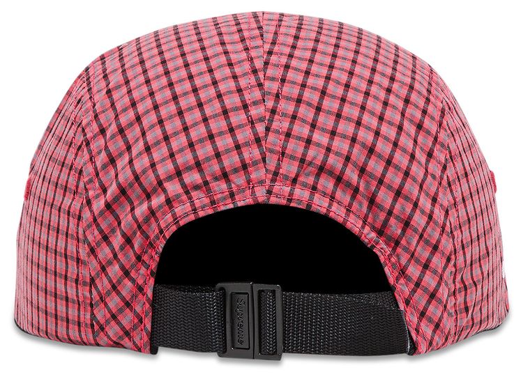 Supreme x Cordura Plaid Camp Cap Red