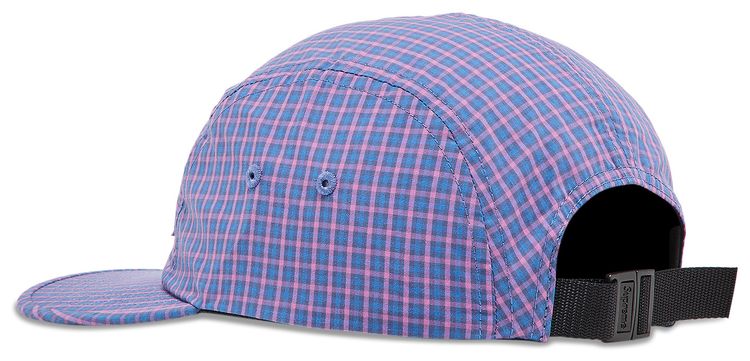 Supreme x Cordura Plaid Camp Cap Blue