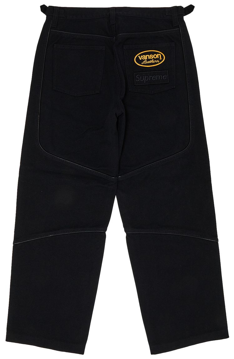 Supreme x Vanson Leathers x Cordura Cotton Pant Black