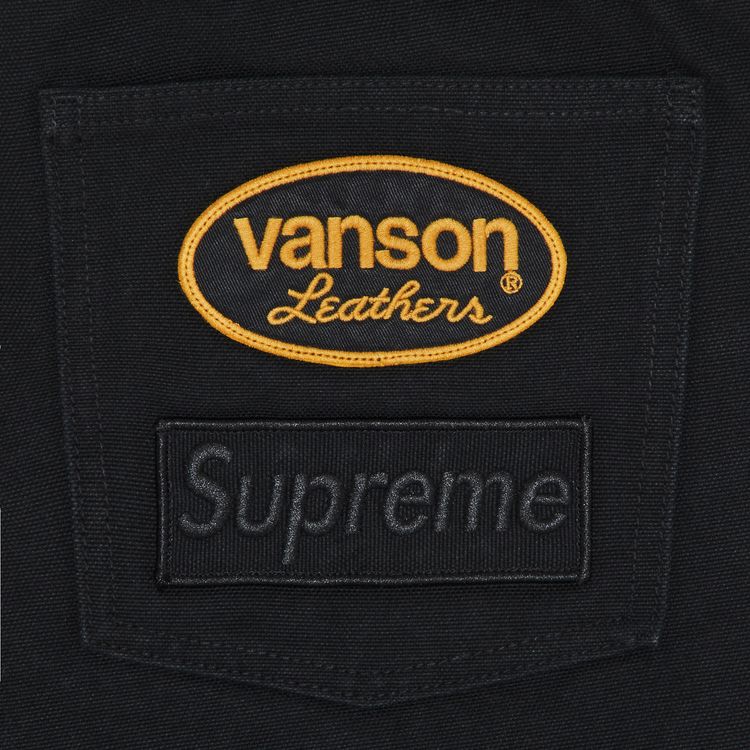 Supreme x Vanson Leathers x Cordura Cotton Pant Black