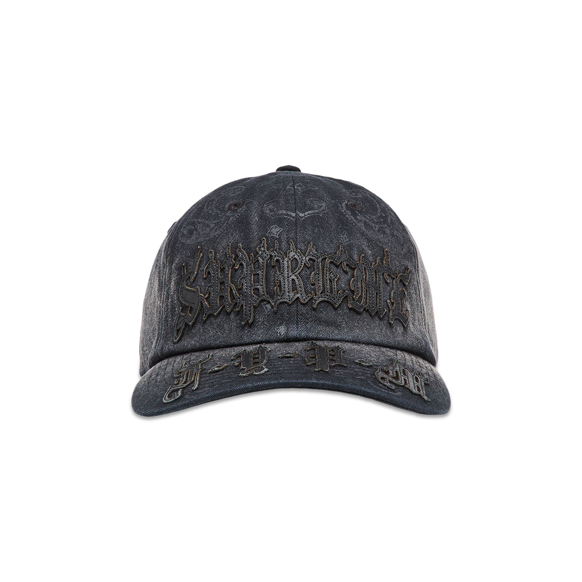 Buy Supreme Leather Appliqué 6-Panel 'Black' - SS25H118