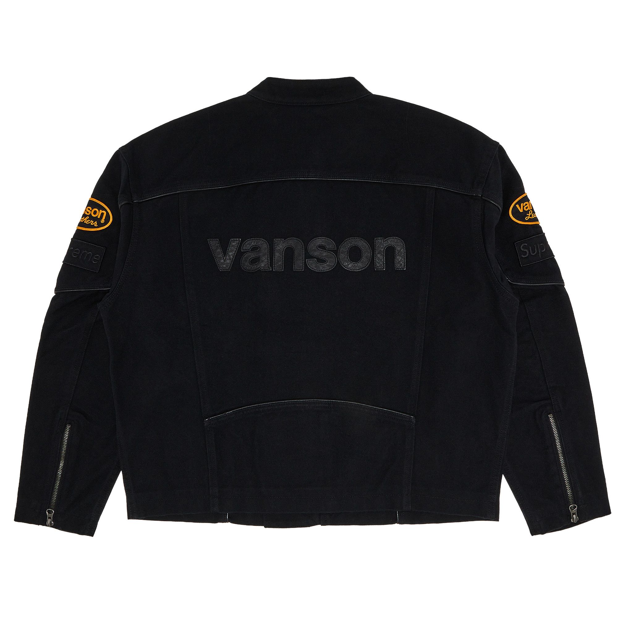 Buy Supreme x Vanson Leathers x Cordura Cotton Jacket 'Black