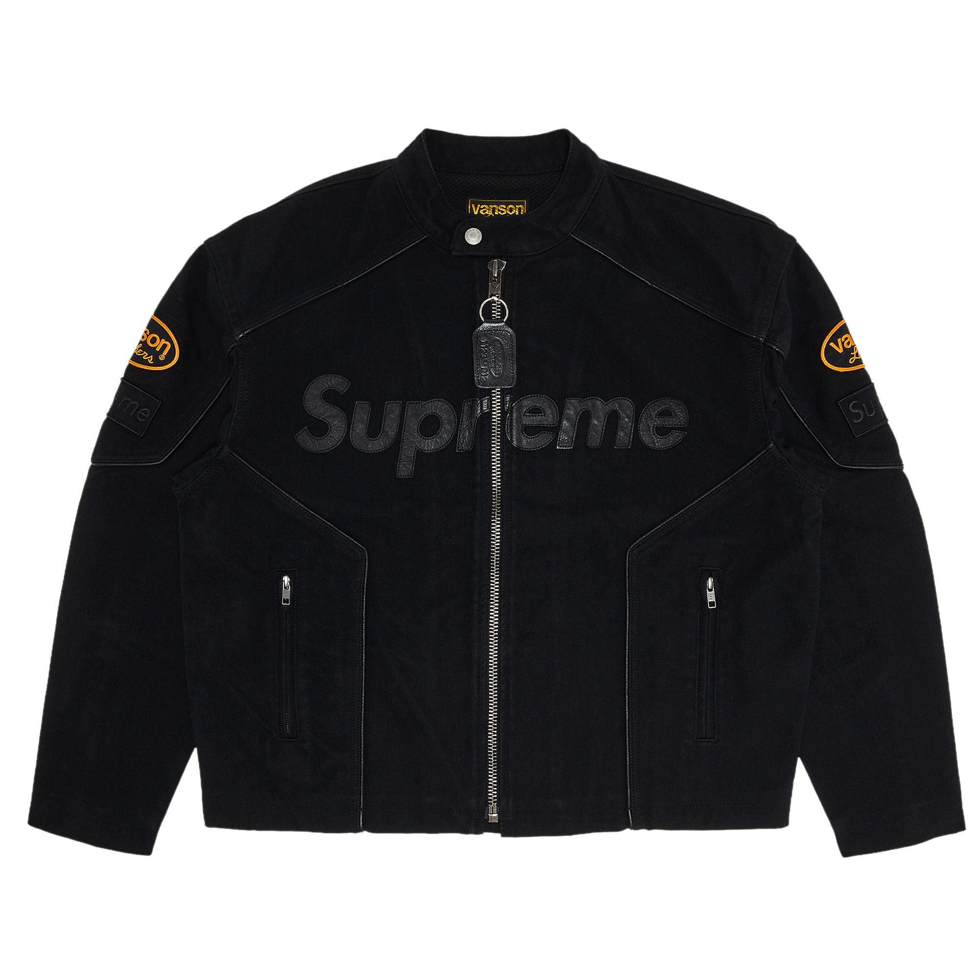 Buy Supreme x Vanson Leathers x Cordura Cotton Jacket 'Black