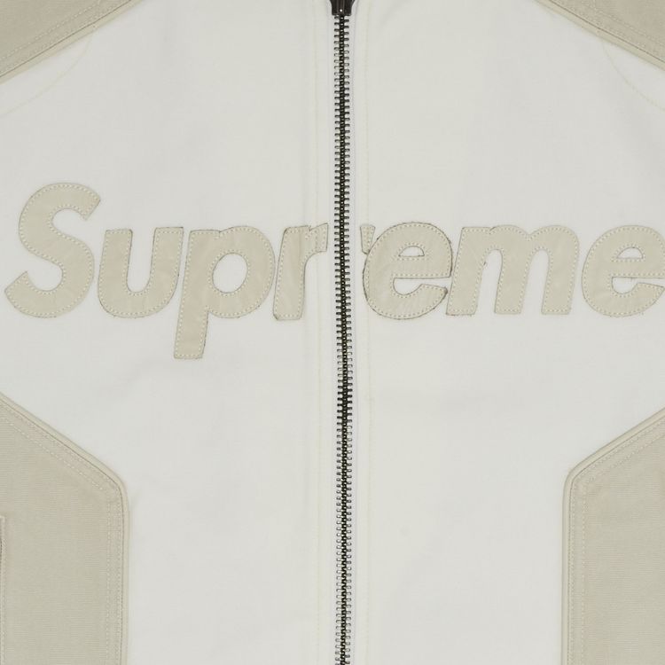 Supreme x Vanson Leathers x Cordura Cotton Jacket White