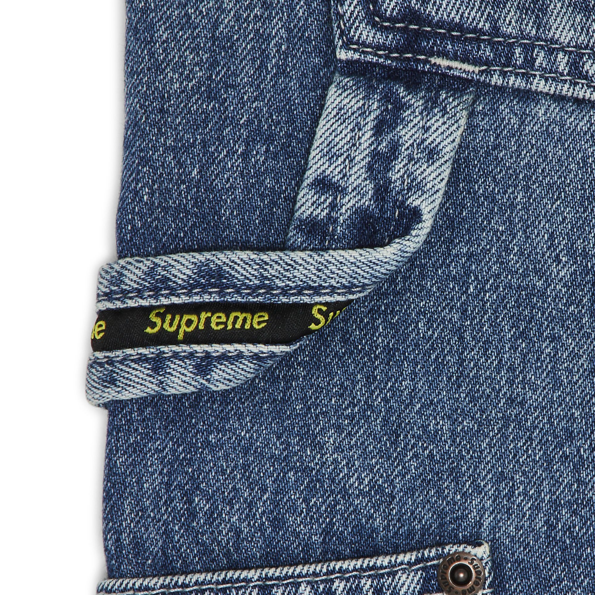 Buy Supreme Worn Double Knee Painter Pant 'Denim' - SS25P11