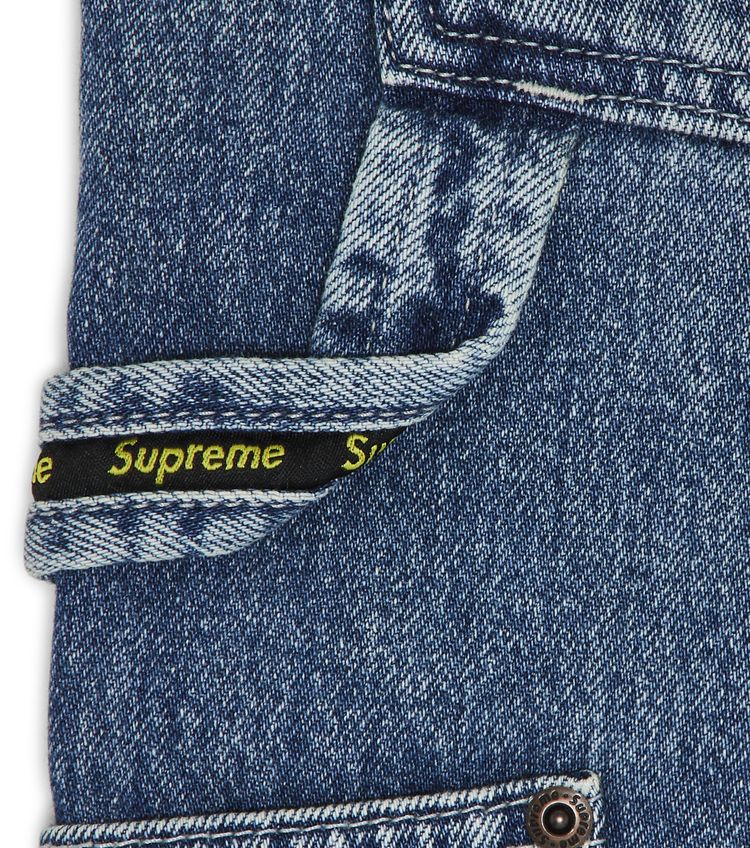 Supreme Worn Double Knee Painter Pant Denim