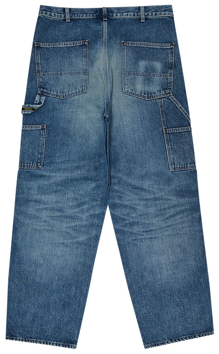 Supreme Worn Double Knee Painter Pant Denim