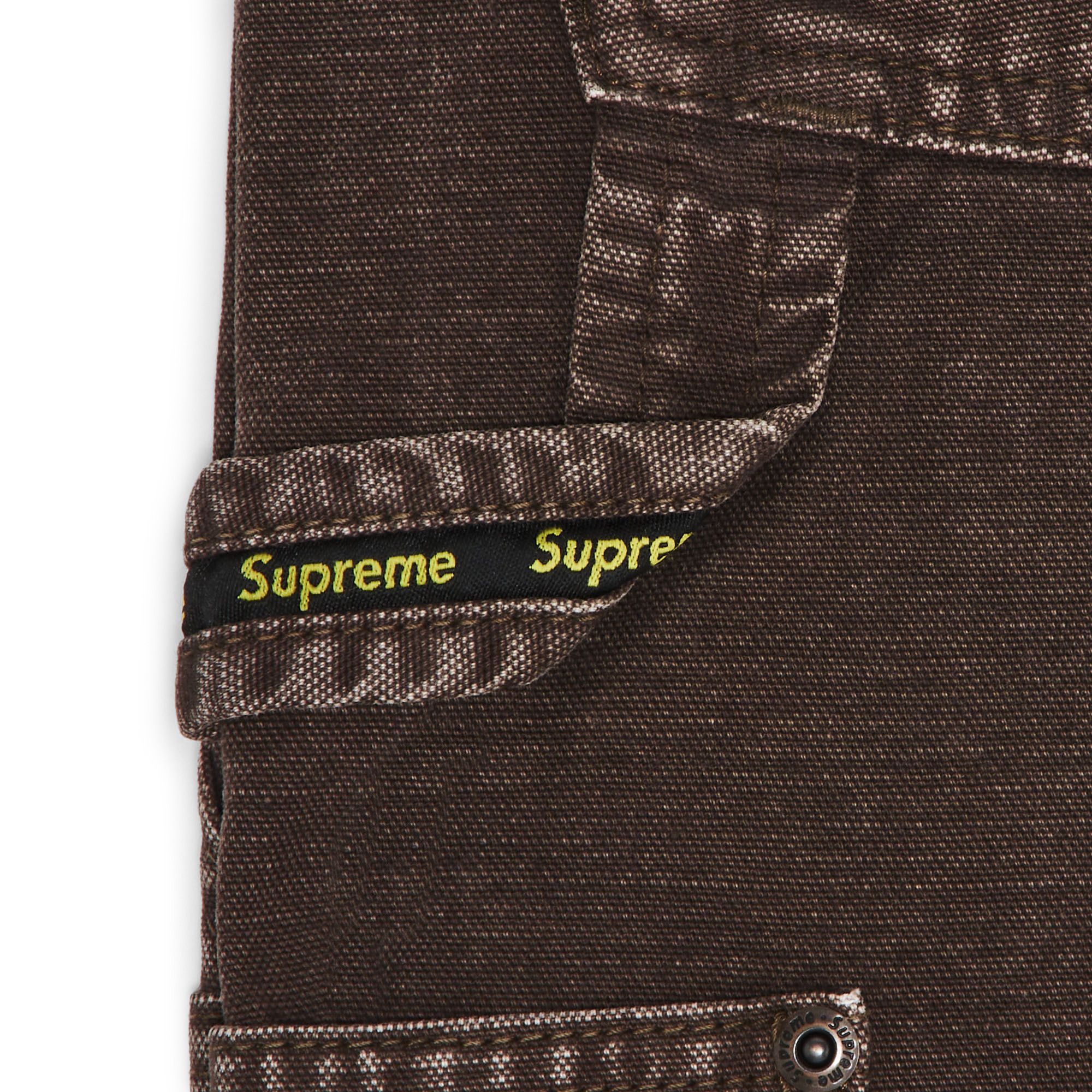 Buy Supreme Worn Double Knee Painter Pant 'Brown' - SS25P11 BROWN