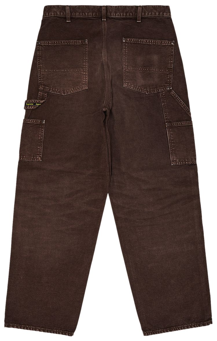 Supreme Worn Double Knee Painter Pant Brown