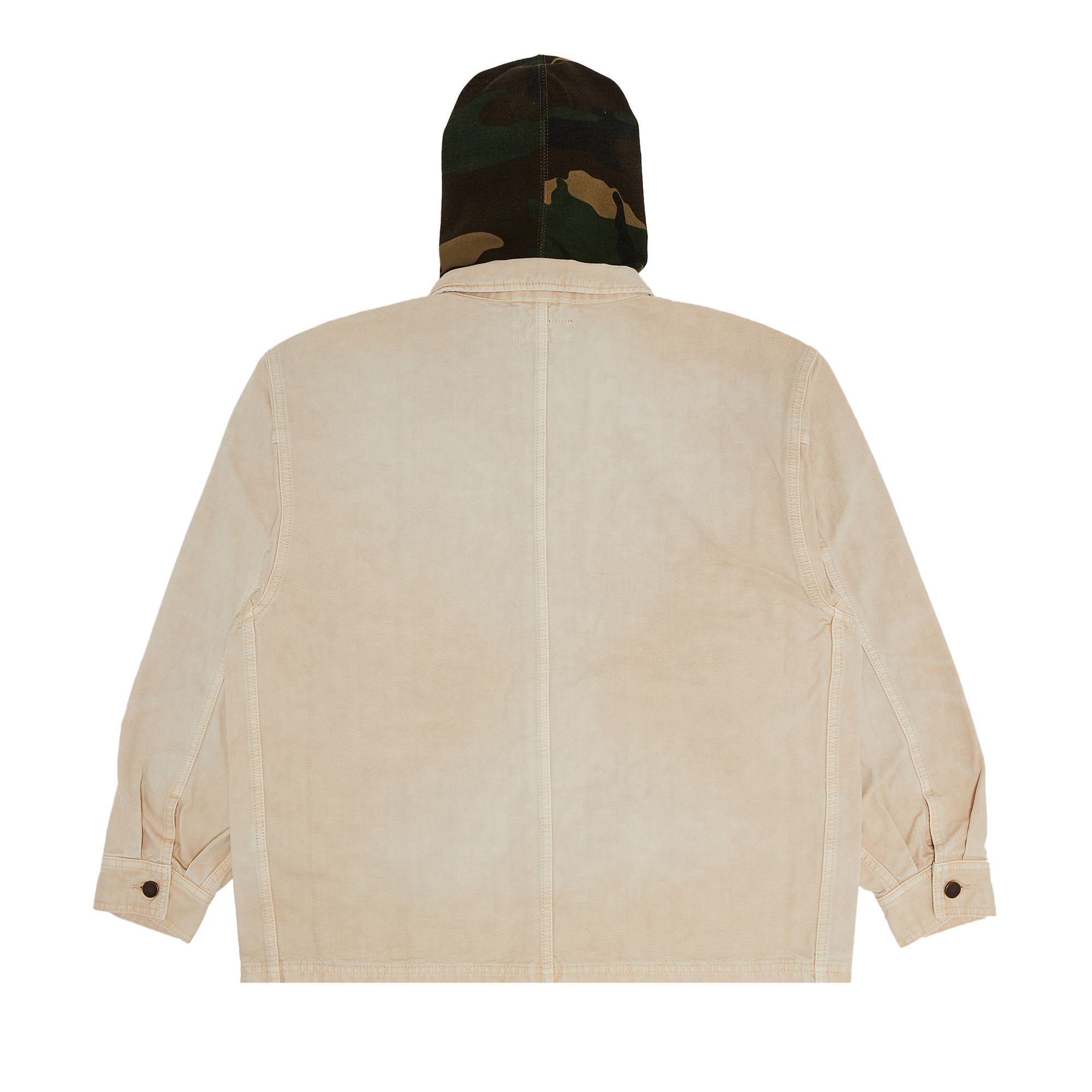 Buy Supreme Worn Hooded Chore Coat 'Natural' - SS25J83