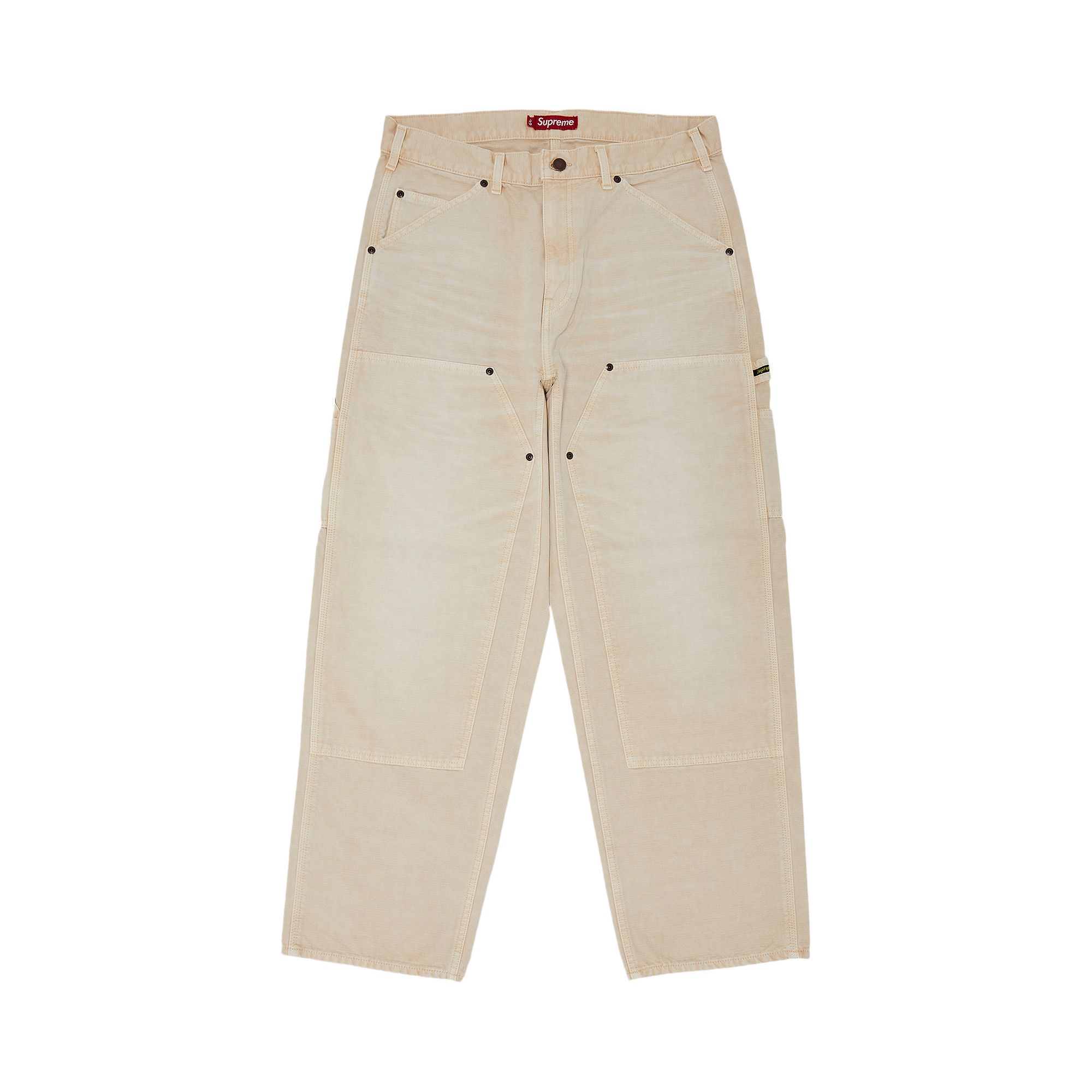 Buy Supreme Worn Double Knee Painter Pant 'Natural