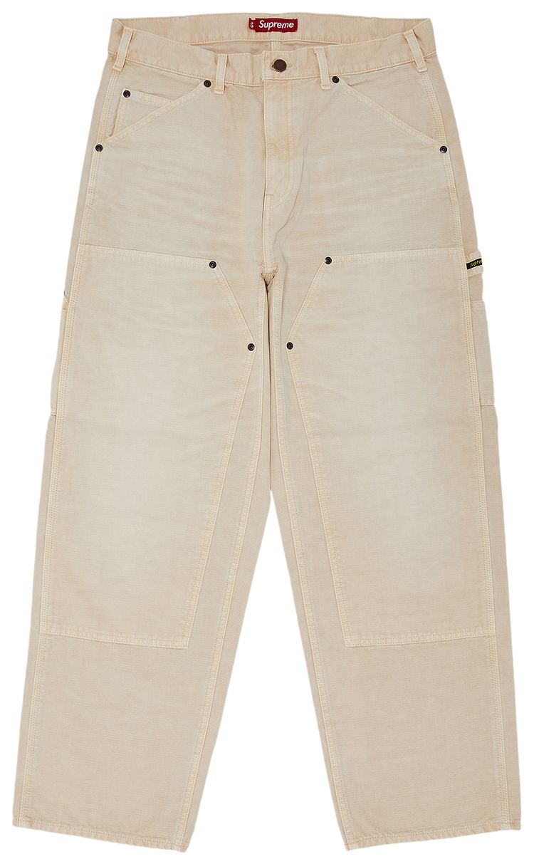 Supreme Worn Double Knee Painter Pant Natural