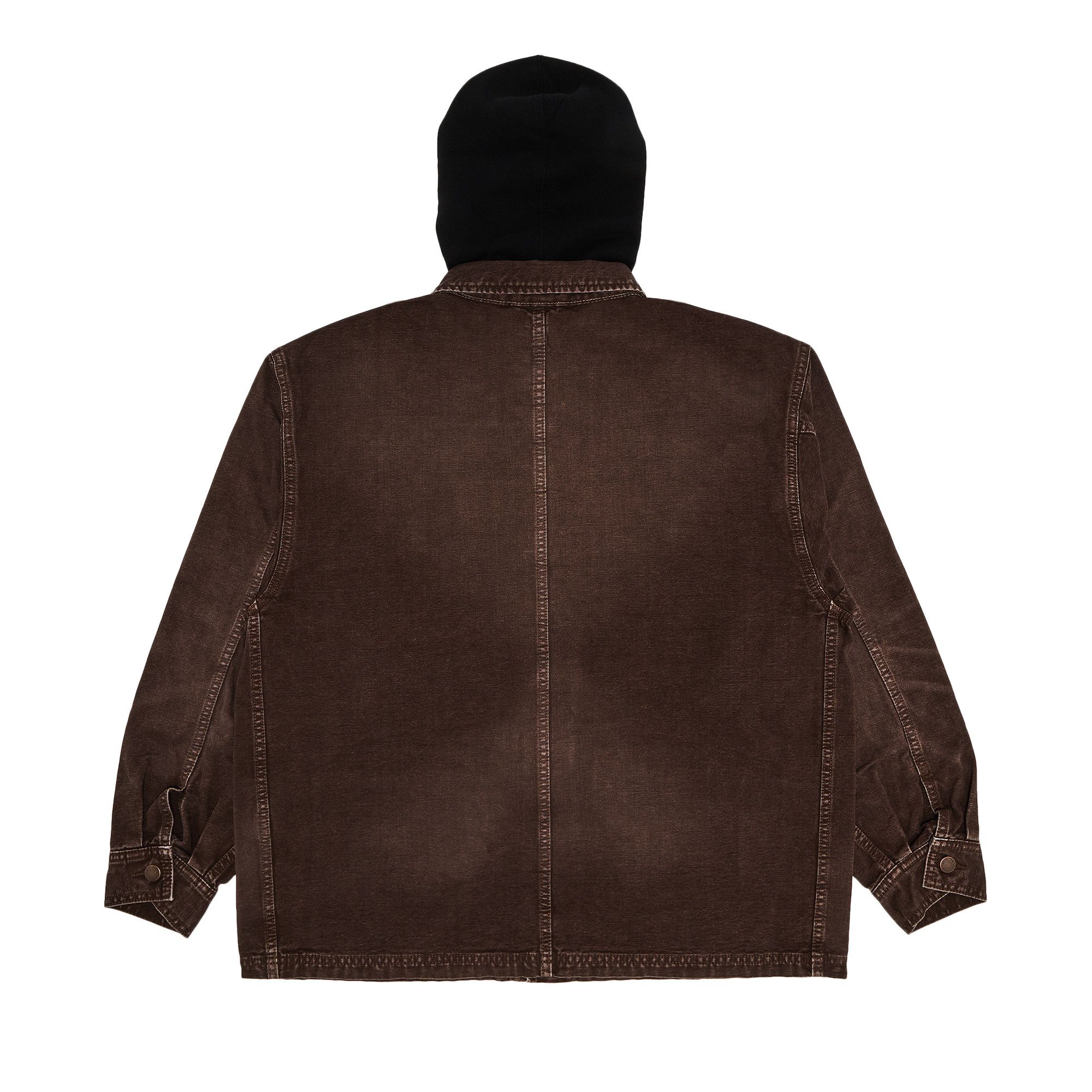 Buy Supreme Worn Hooded Chore Coat 'Brown' - SS25J83 BROWN | GOAT