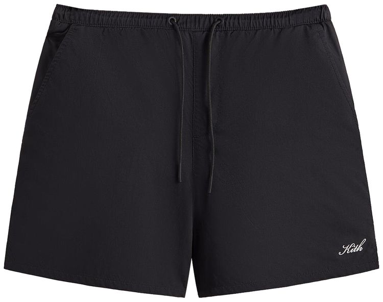 Kith Twill Collins Swim Short Black