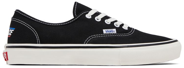 Palace x Vans Skate Authentic Black White