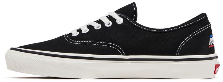 Palace x Vans Skate Authentic Black White