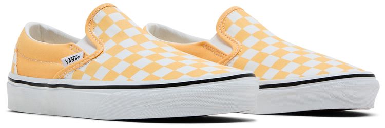 Vans Classic Slip On Checkerboard   Flax