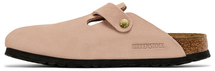 Birkenstock Wmns Boston Suede Leather Light Rose