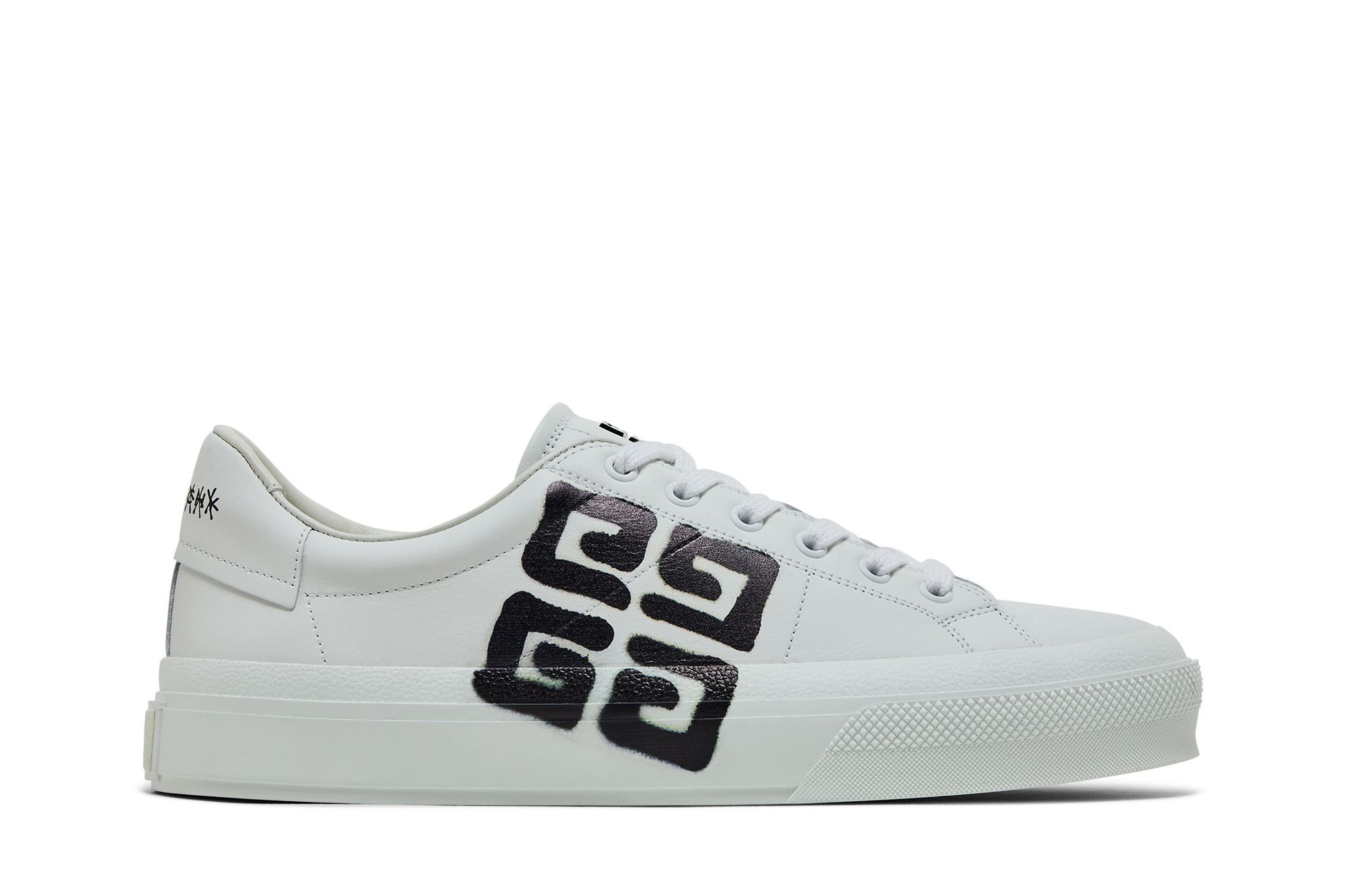 エレガント ジバンシィ×チト スニーカー CITY SPORTS カーフ 4G Givenchy x Chito City Heart 4G Tag Effect White Black