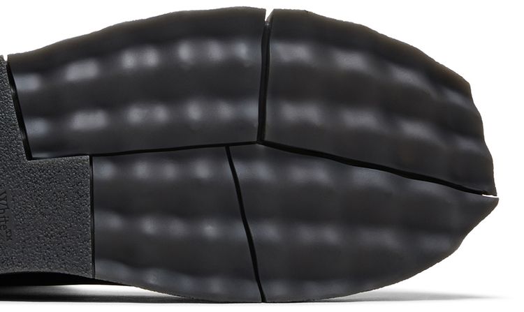 Off White Rain Boot Black Fuchsia