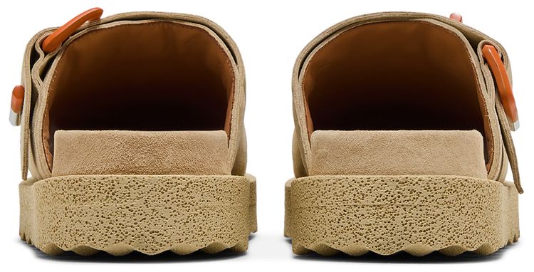 Off White Sponge Clog Beige