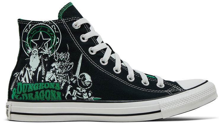 Dungeons Dragons x Converse Chuck Taylor All Star High Black Green