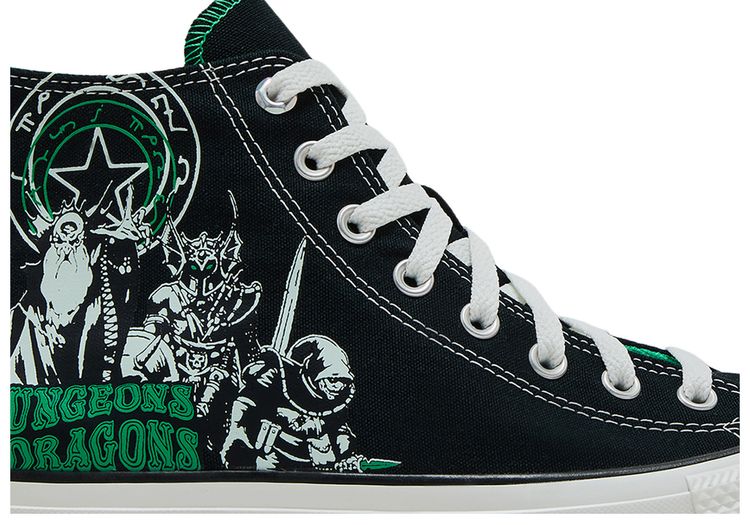 Dungeons Dragons x Converse Chuck Taylor All Star High Black Green