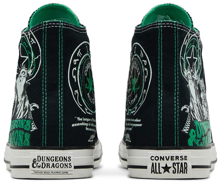Dungeons Dragons x Converse Chuck Taylor All Star High Black Green