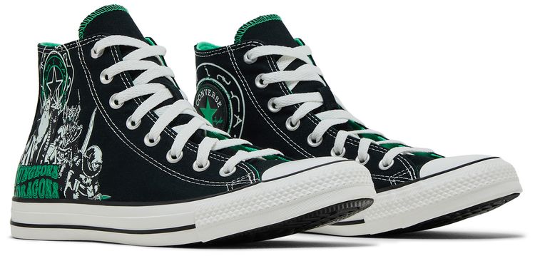 Dungeons Dragons x Converse Chuck Taylor All Star High Black Green