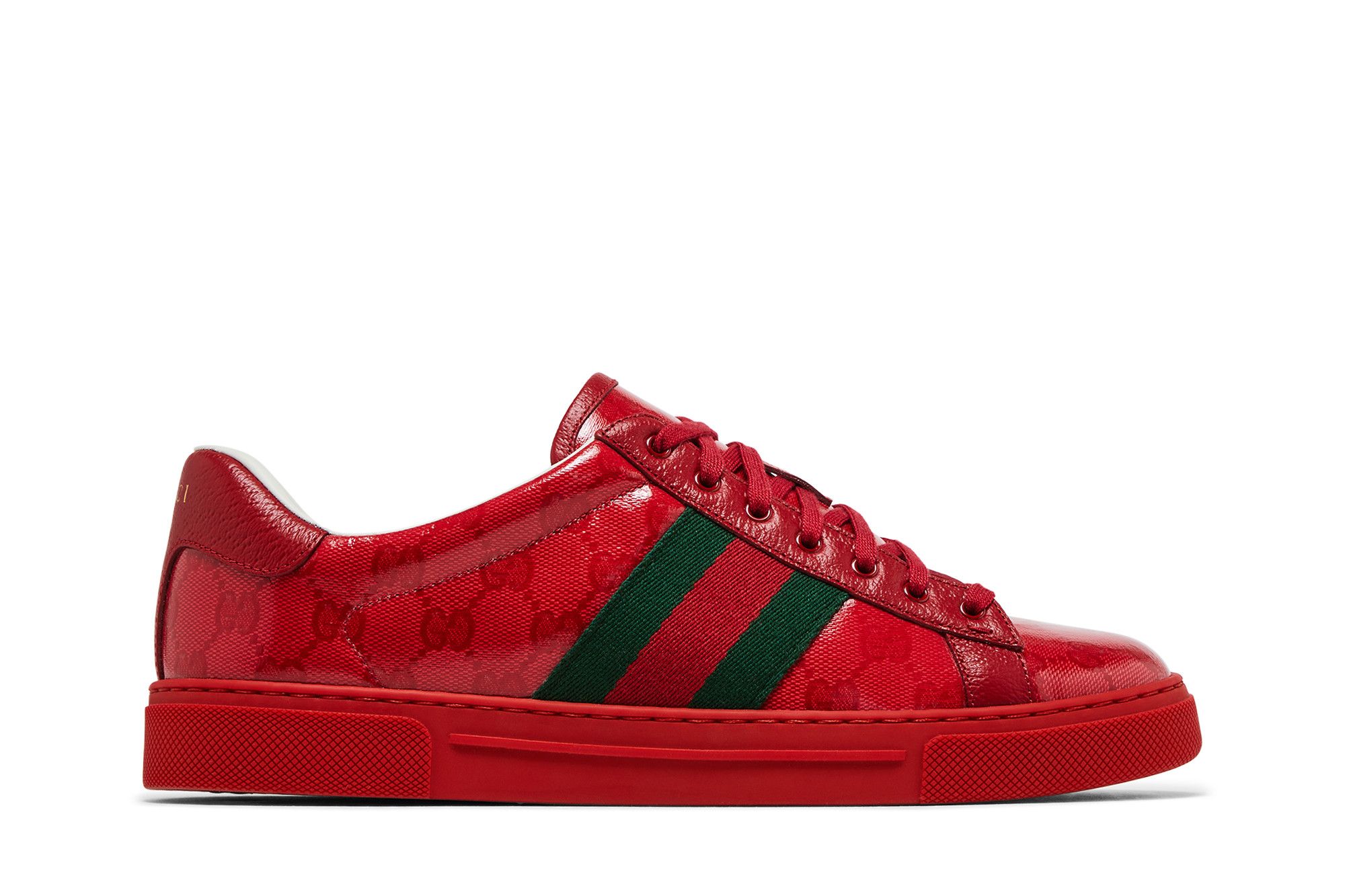 Buy Gucci Ace 'GG Crystal Canvas - Red' - 760775 FACRF 6943