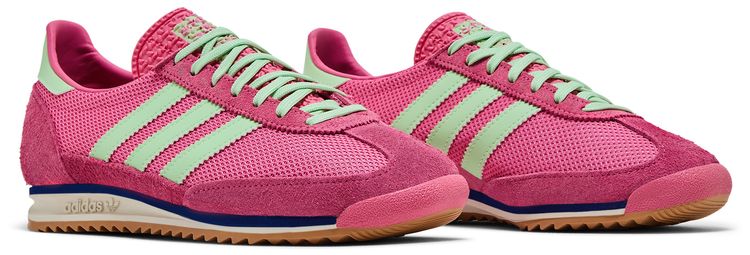 Adidas Wmns SL72 OG Pink Fusion Green Spark