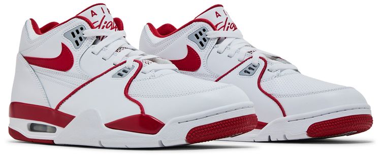 Air Flight 89 OG White Varsity Red