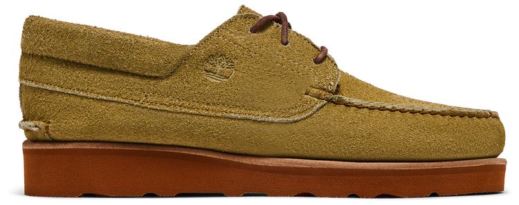 Timberland 3 Eye Classic Wedge Vibram Lace Up Light Beige Suede