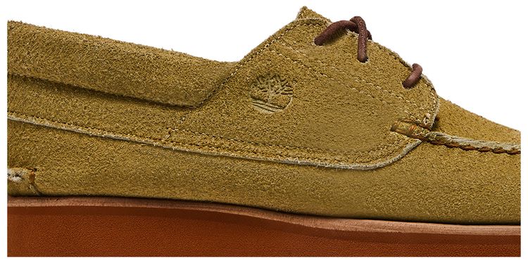 Timberland 3 Eye Classic Wedge Vibram Lace Up Light Beige Suede