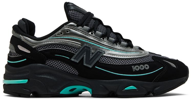 New Balance 1000 Black Teal JD Exclusive