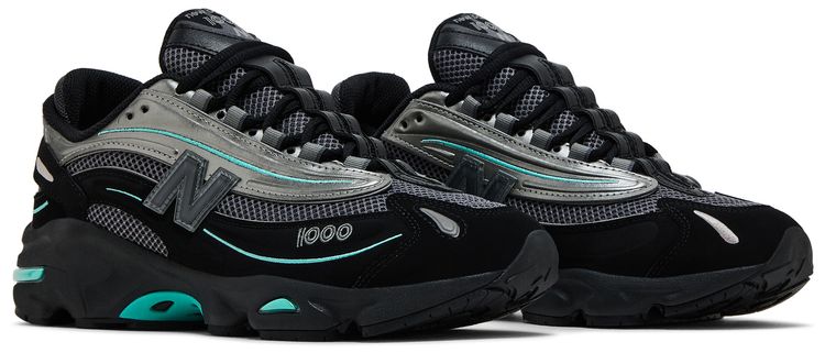 New Balance 1000 Black Teal JD Exclusive