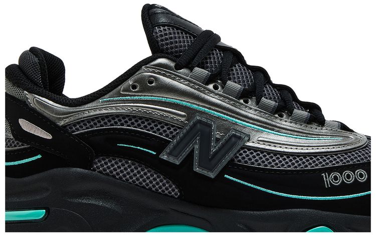 New Balance 1000 Black Teal JD Exclusive