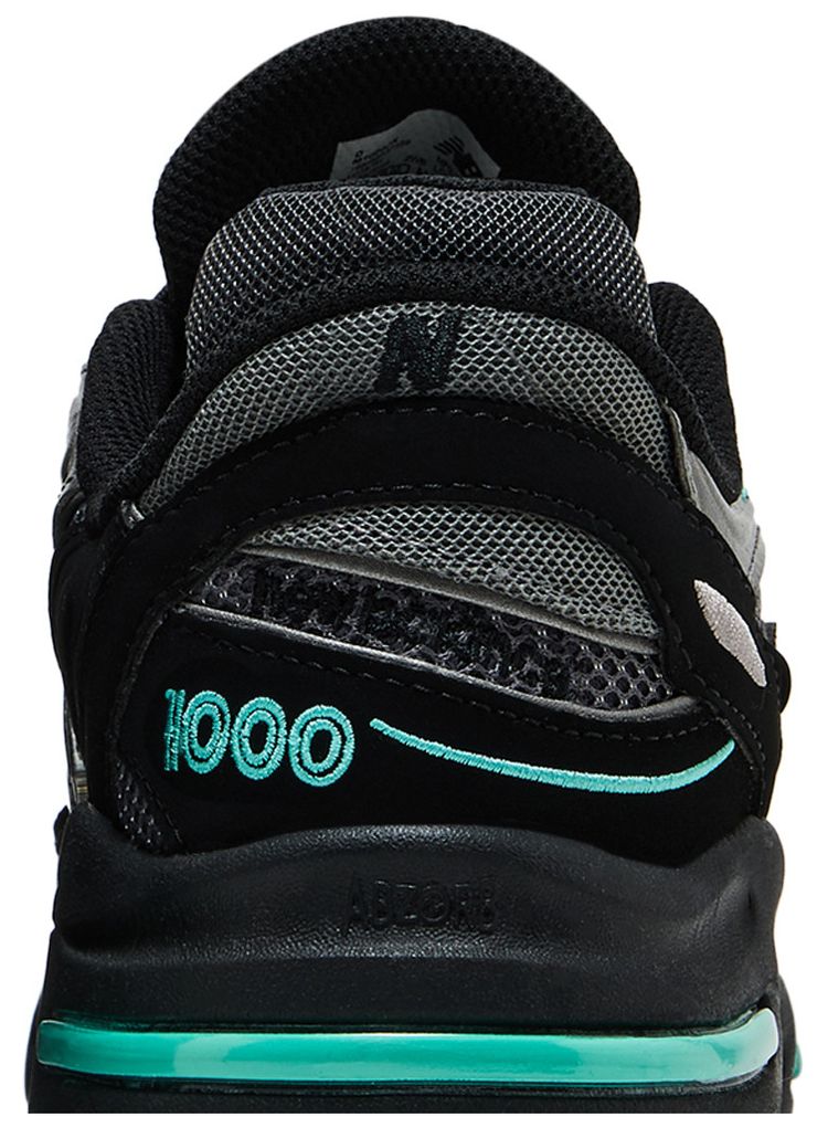 New Balance 1000 Black Teal JD Exclusive