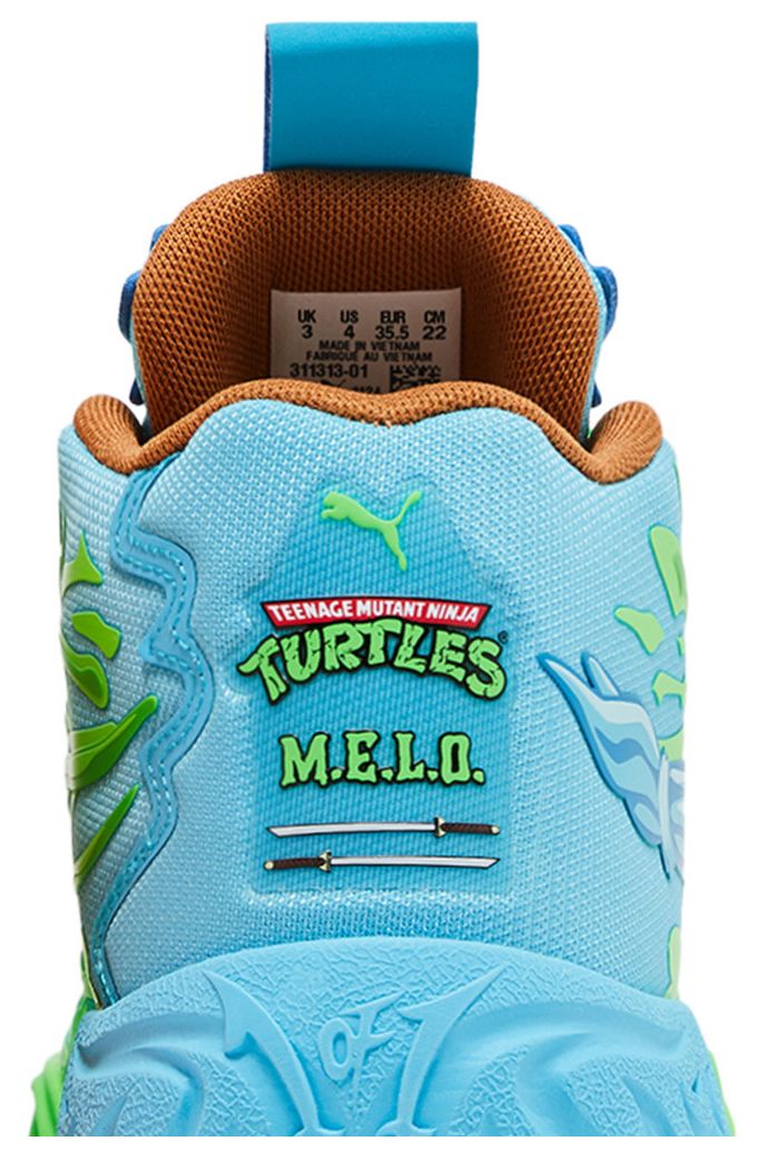 Teenage Mutant Ninja Turtles x Puma MB04 Jr Leonardo  Michelangelo