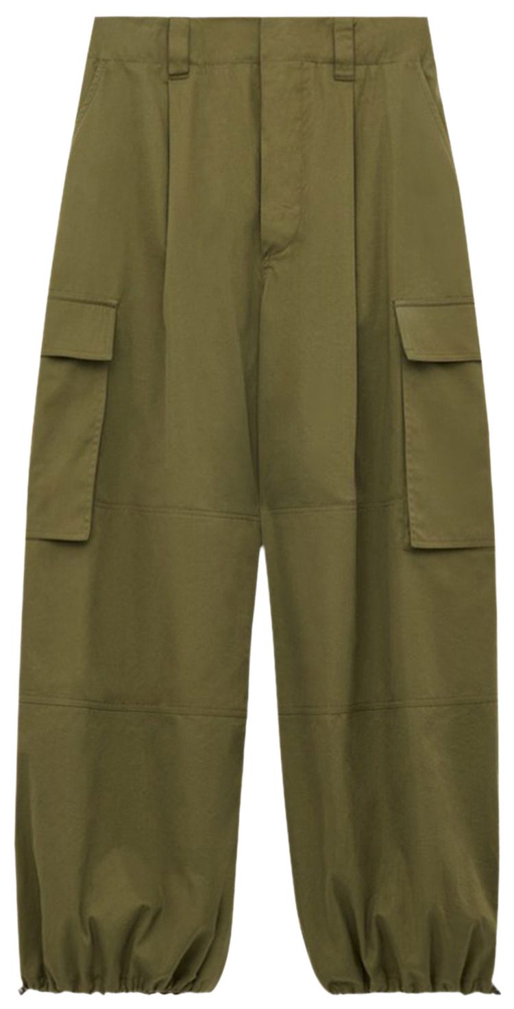 Loewe Cargo Trousers Khaki Green